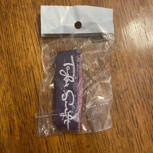 Taylor Swift purple leather tie bracelet